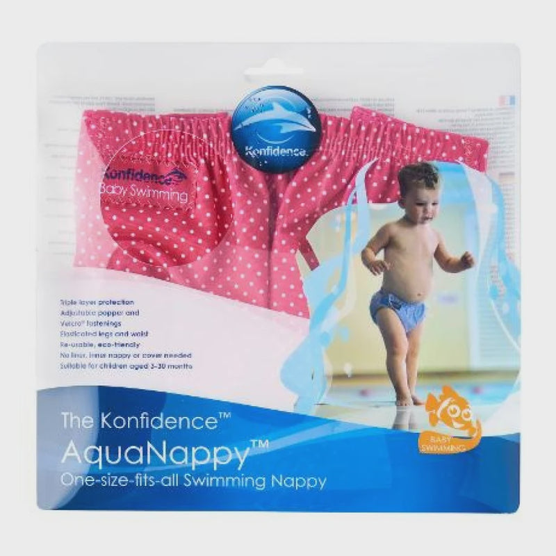 AquaNappy - Swim Nappy (Pink Polka Dot)