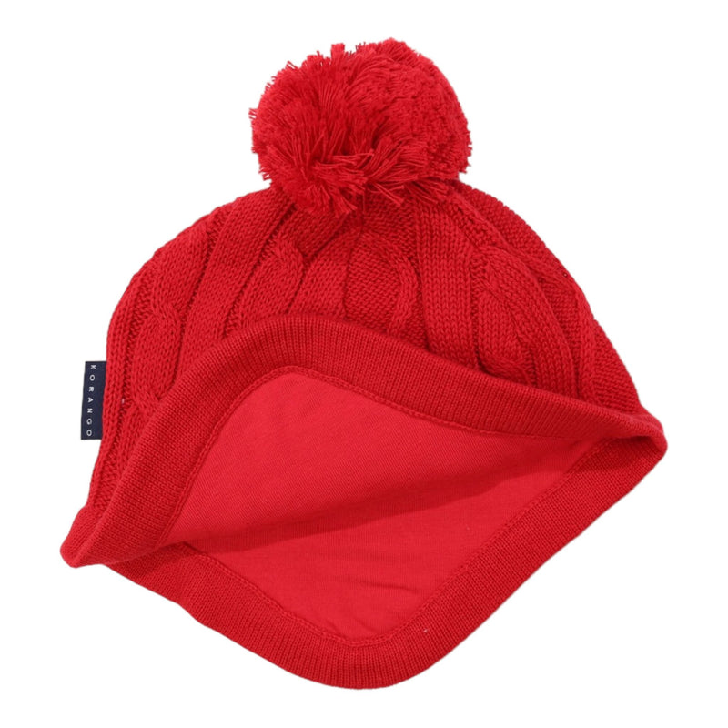 Korango | Unisex Textured Knit  Beanie - Navy or Red