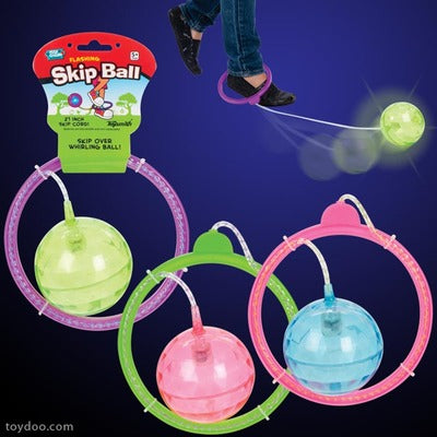 FLASHING SKIPPING BALL ASSORTED STYLES