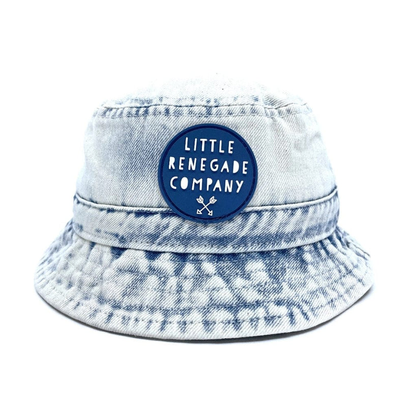 Little Renegade | Denim Bucket Hat -Ice