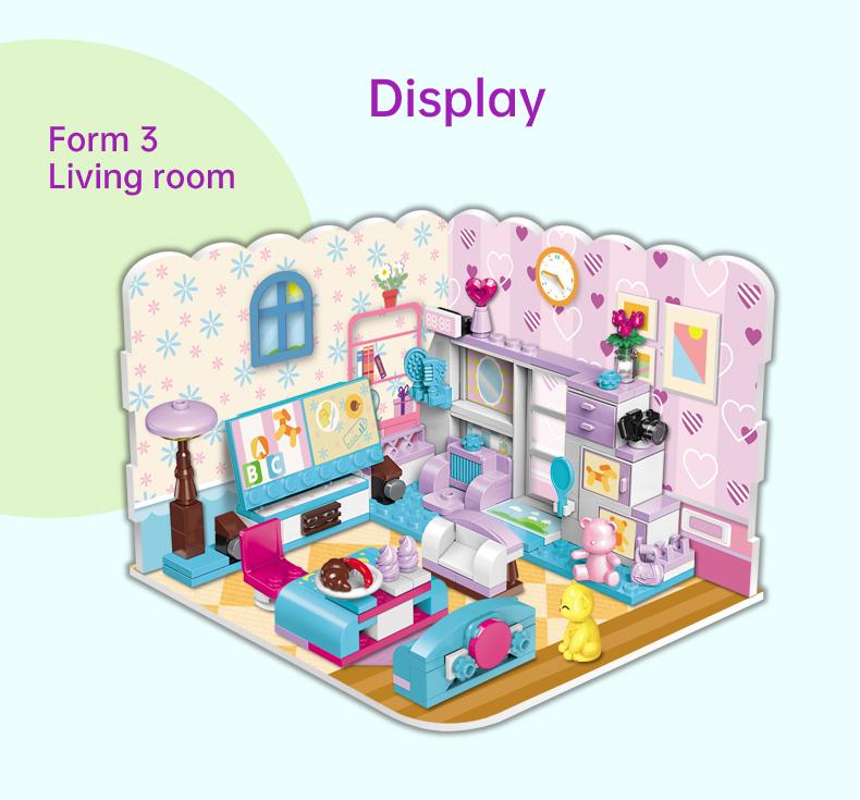 Girl's Room (3 in 1) - Brick Building