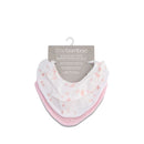 Bamboo Muslin Bib 2Pk - Dusty Pink