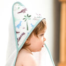 Weegoamigo Hooded Towel + Washers Daryl Dino