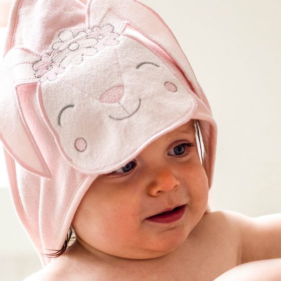 The Little Linen Company Hooded Towel & Washers - Ballerina Bunny