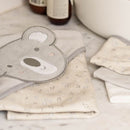 The Little Linen Company Hooded Towel & Washers - Cheeky Koala