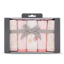 Little Bamboo | TOWELLING WASHER 5PK- BALLERINA BUNNY