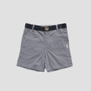 Love Henry |Boys Oscar Shorts - Navy Gingham  RRP $39.95