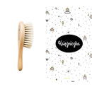 Lullalove: Hairbrush Set with Goat's Bristle and Washcloth - Princess