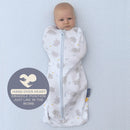 Living Textiles | Zip Up Swaddle 0-2 Tog- Mason Elephant - Asstd Sizes