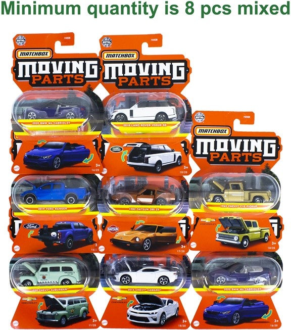 Matchbox | Moving Parts Die-Cast Vehicles - Assorted