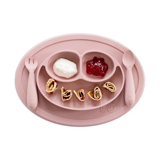 EZPZ | Mini Feeding Set (Mat+Utensils)