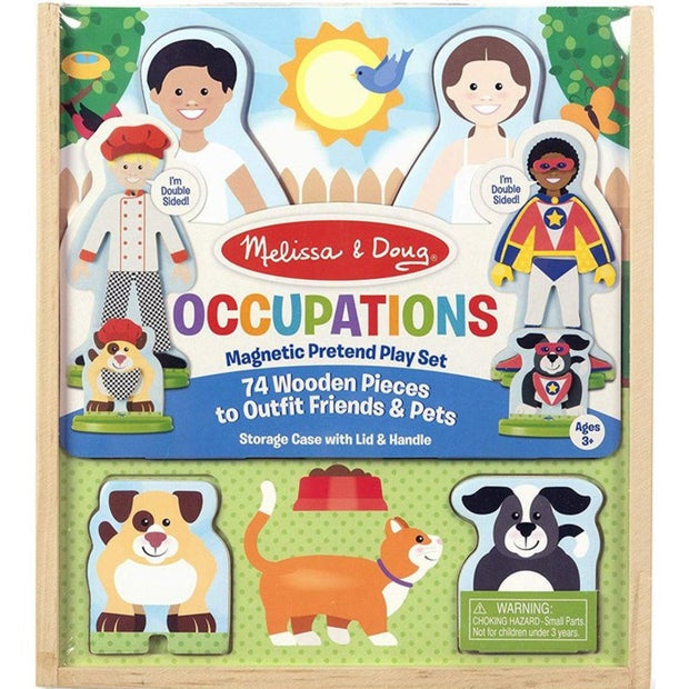 Melissa & Doug Magnetic Dress-Up Playset Occupations