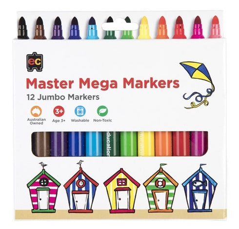 Jumbo Master Markers (Pack 12)