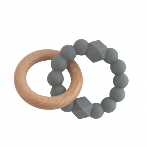 Jellystone | Moon Teether - Grey