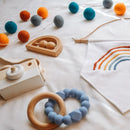 Jellystone | Moon Teether - Dusty pink