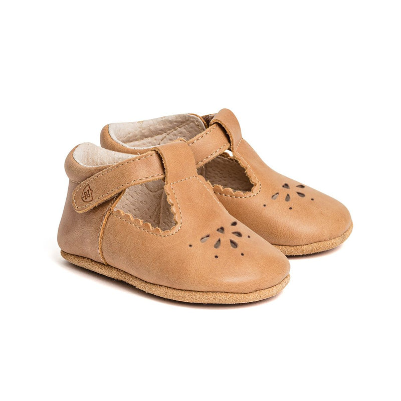 Pretty Brave | Baby Morgan T-Bar Shoe - Tan