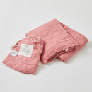 Dusty Rose Double Muslin Blanket in Bag RRP $55.99