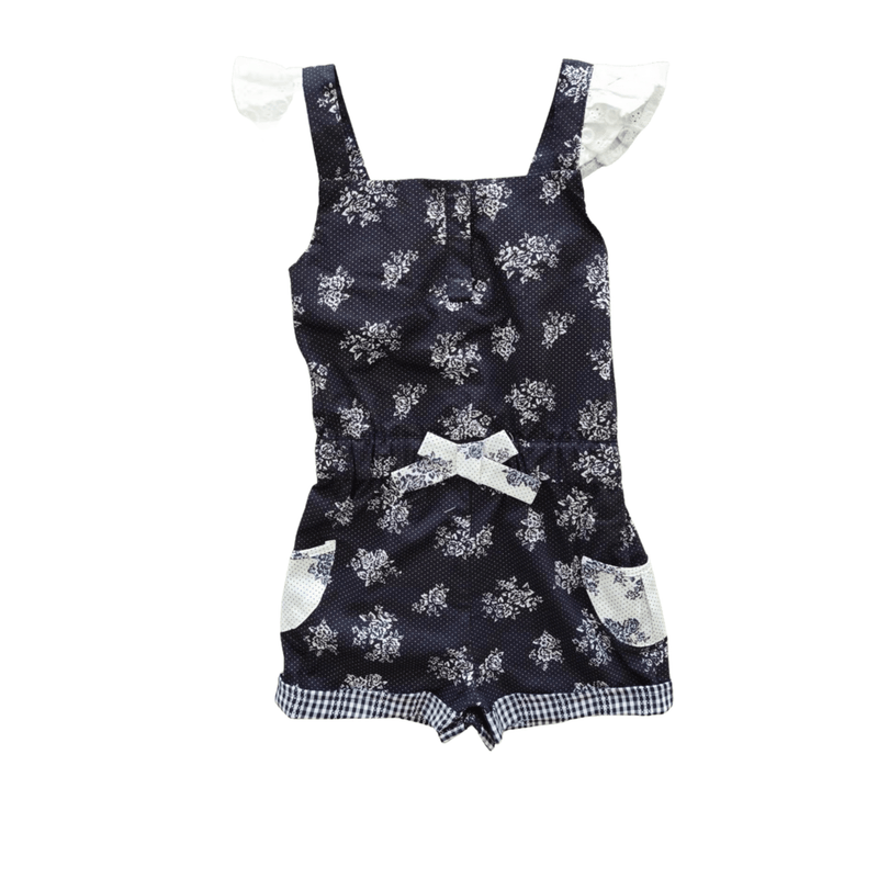Arthur Ave | Short Playsuit - Navy Collection