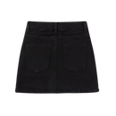 Cracked Soda | Elie Denim Skirt-Black