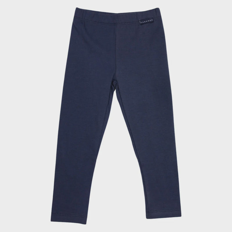 Korango | Cotton Leggings-Navy