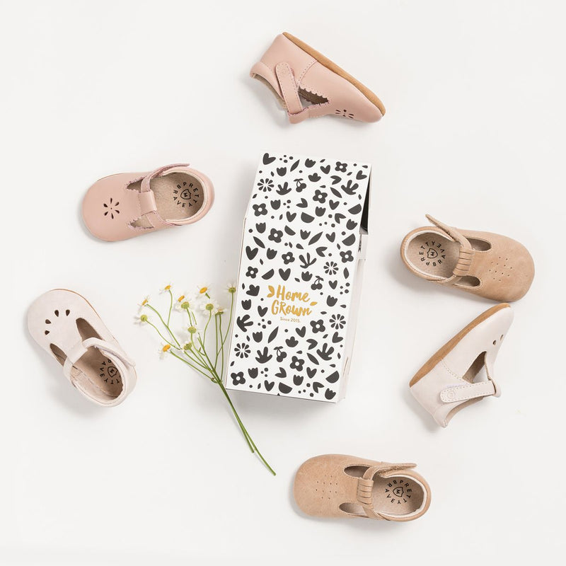 Pretty Brave | Baby Morgan T-Bar Shoe - Tan