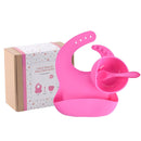 Silicon  Feeding Set-Pink
