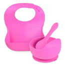 Silicon  Feeding Set-Pink