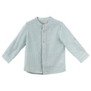 Designer Kidz | Luca L/S Button Shirt-Green