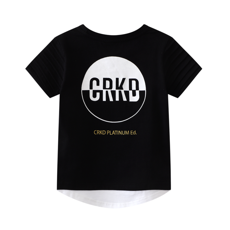 Cracked Soda | Platinum Tee-Black