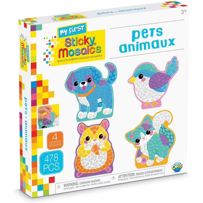 My First Sticky Mosaics - Pet Animals