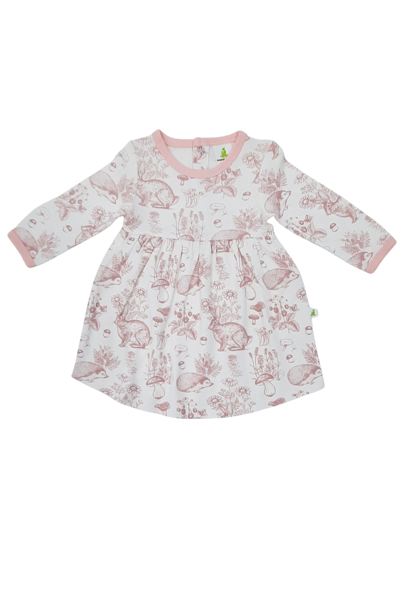 Priscilla Baby Dress - Mushroom Forest