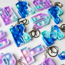 Fidget Pop  Letter Keychains A-Z