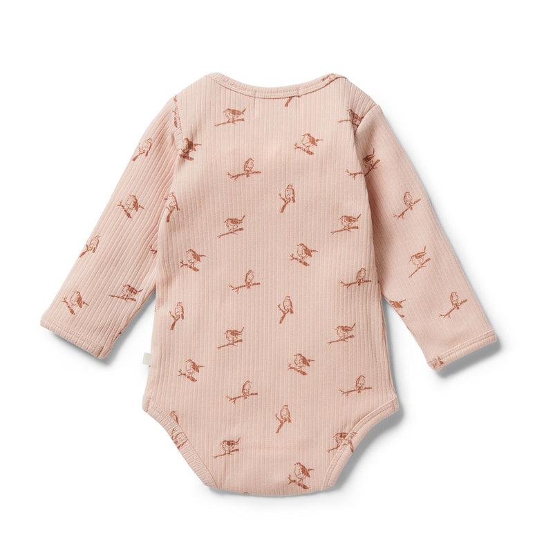 W & F | Organic Cotton Rib Robin Bodysuit