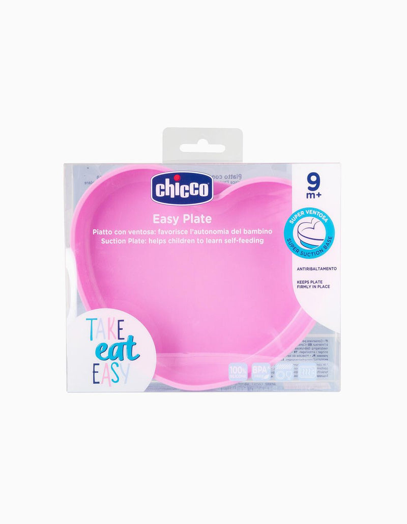Chicco | Easy Plate Heart Teal or pink
