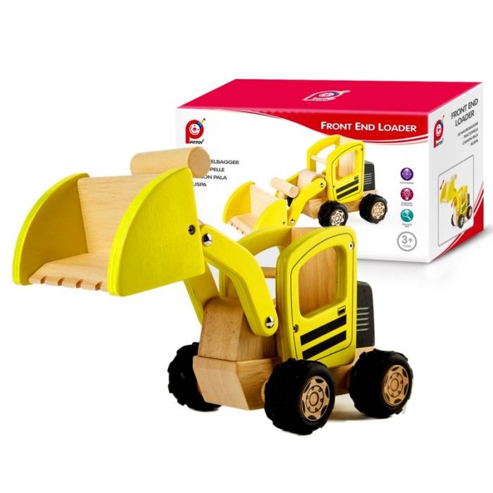 Pintoy Wooden Front End Loader