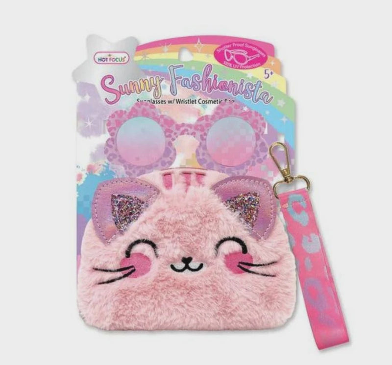 Sunny Fashionista Sunglasses w/Wristlet - Caticorn