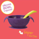 B.box | Silicon Bowl & Spoon - Asstd Colours