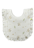 Imababywear | Frill Bib - Rabbit Garden