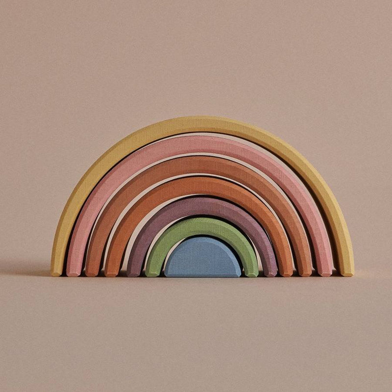 Little Tribe | Wooden Rainbow Stacker