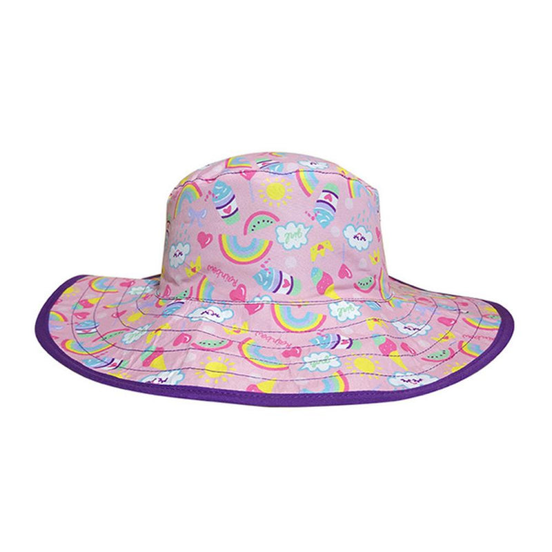 Banz | Girls Reversible Sunhat - Pink Rainbow