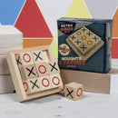 Retro Noughts & Crosses ( Wooden)