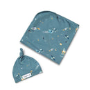 Snuggle Hunny | Rocket Baby Jersey Wrap & Beanie Set