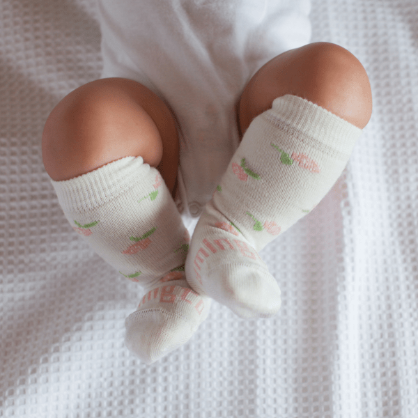 Lamington | Merino Wool Knee High Socks | Baby -Rosie