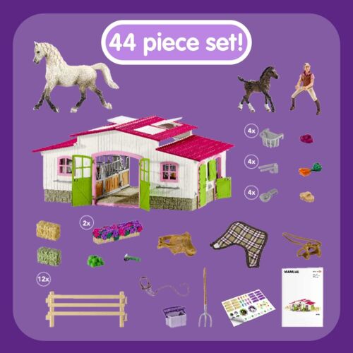 Riding Centre With Rider And Horses Schleich Horse Club Riding