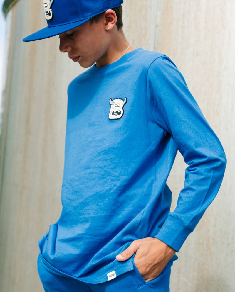 BOB | Monsters Step Hem Longsleeve Tee