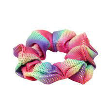 Pink Poppy Rainbow Butterfly Hair Scrunchie