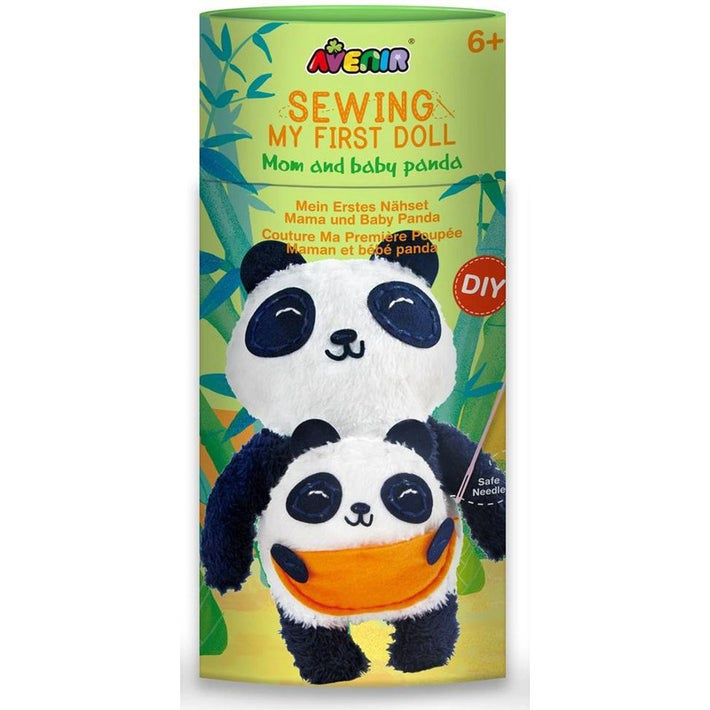 Sewing Panda Kit- Mum & Baby