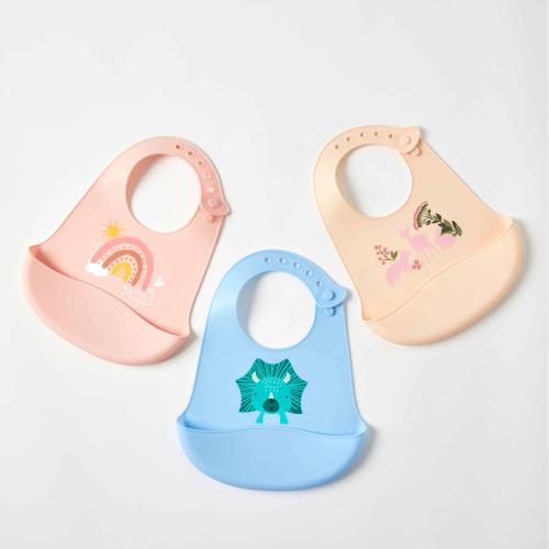 Jiggle & Giggle | WHIMSICAL SILICONE BIBS ASSORTED