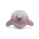 Nora Narwhal Silicone Teether - Old Rose