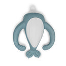 Nora Narwhal Silicone Teether - Iron green